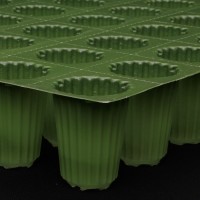 50 Pot Green Tray
