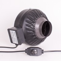 100mm Centrifugal Black Fan