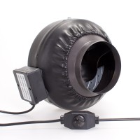 150mm Centrifugal Black Fan | Fans, Silencers | All Fans | Exhaust Fans | 150mm Fans