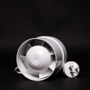 100mm Inline Fan White Plastic  | Fans, Silencers | All Fans | Intake Fans | 100mm Fans