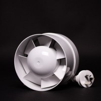 125mm Inline Fan White Plastic  | Fans, Silencers | All Fans | Intake Fans | 100mm Fans