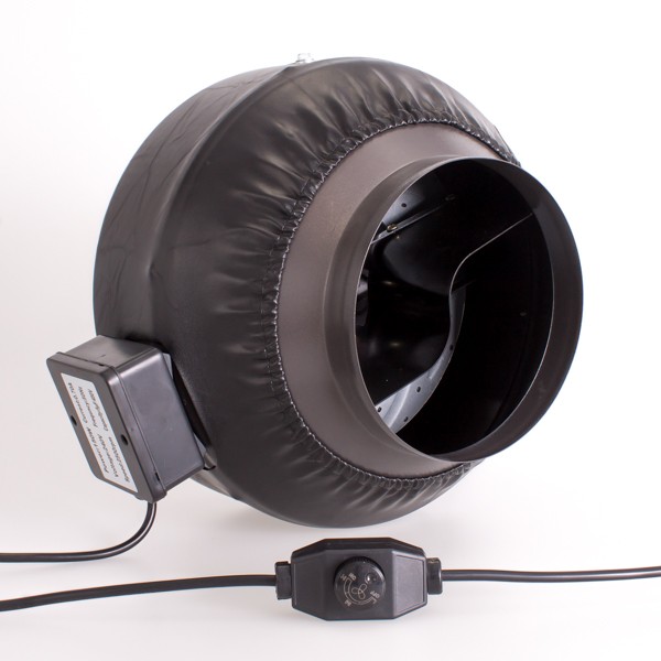 200mm Centrifugal Black Fan Fans, Silencers All Fans Exhaust Fans