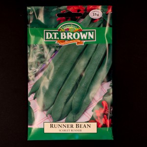 Runner Bean - Scarlet Runner | Seeds | D.T. Brown Vegetable Seeds | Watkins Vegetable Seeds