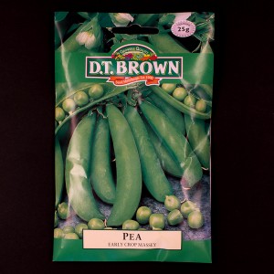 Pea - Early Crop Massey | Seeds | D.T. Brown Vegetable Seeds | Watkins Vegetable Seeds