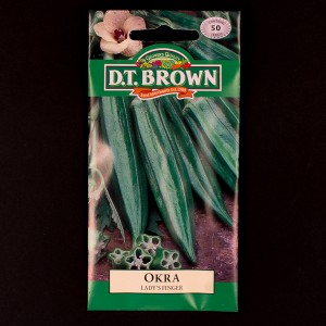 Okra - Lady's Finger | Seeds | D.T. Brown Vegetable Seeds | Watkins Vegetable Seeds