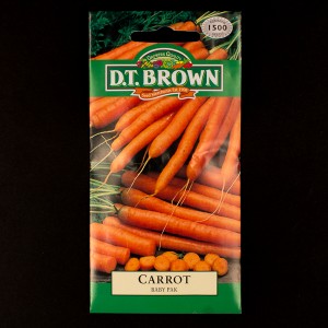 Carrot - Baby Pack | Seeds | D.T. Brown Vegetable Seeds | Watkins Vegetable Seeds