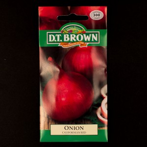 Onion - Californian Red | Seeds | D.T. Brown Vegetable Seeds | Watkins Vegetable Seeds