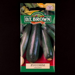 Zucchini - Greenskin | Seeds | D.T. Brown Vegetable Seeds | Watkins Vegetable Seeds