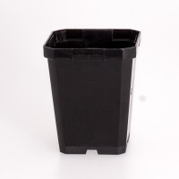 Black Square Pot 0.5L x 5 units | Pots, Trays & Planter Bags  | Pots