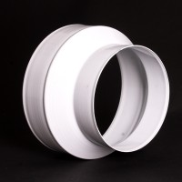 Metal Reducing Joiner 200mm to 150mm (WHITE) | Ducting Reducers and Joiners | Ducting Fittings