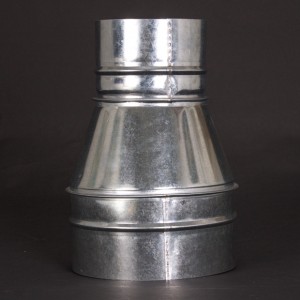 Ducting Reducing Joiner 150mm x 100mm (SILVER) Metal | Ducting | Ducting Fittings | Ducting Reducers and Joiners