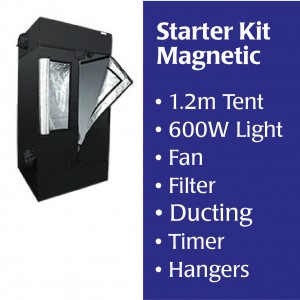 1.2m Starter Tent, MAGNETIC BALLAST, Light, Filter, Fan,  Accessories Kitset | Lighting Kits | Home | Specials | Grow Tents | HOMEbox HomeLab Tents | 600 Watt