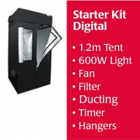 1.2m Starter Kit DIGITAL BALLAST, Tent, Fan, Filter and Accessories Kitset | Home | Specials | Lighting Kits | 600 Watt | Grow Tents | HOMEbox HomeLab Tents | Digital Lighting Kits | H.P.S. Digital Lighting Kits