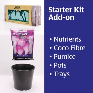 Grow Kit Pots Medium and Nutrient  | Pots, Trays & Planter Bags  | Pots