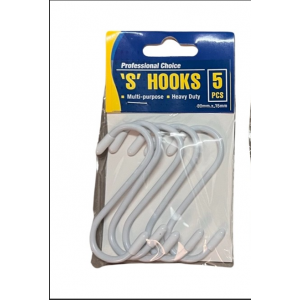 S Metal Hooks (5 Pack) | Accessories | Lighting Accessories