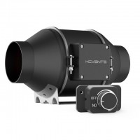 EC 100mm Mix Flow Inline Fan with Controller