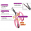 Saboten Magnetic Angled Blade Trimming Scissors (PT-16)