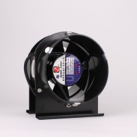 150mm Black Inline Fan Plastic Case 